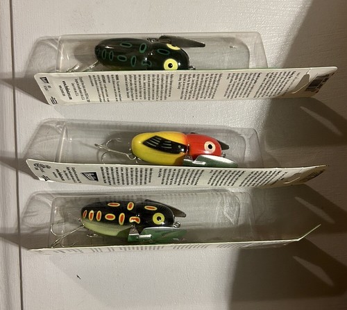 Heddon Crazy Crawler lures lot of 3 new - Picture 4 of 6