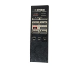 Genuine Fisher TV VCR Remote Control RVR-906 Tested Working