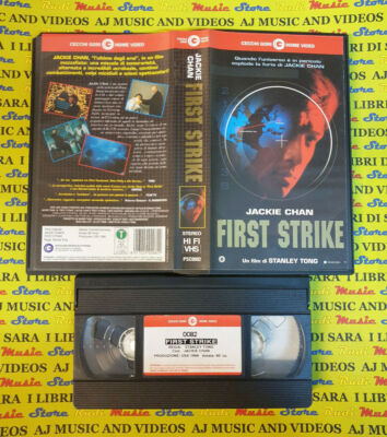 VHS film FIRST STRIKE Jackie Chan Stanley Tong CECCHI GORI PSC0082 (F156) no dvd