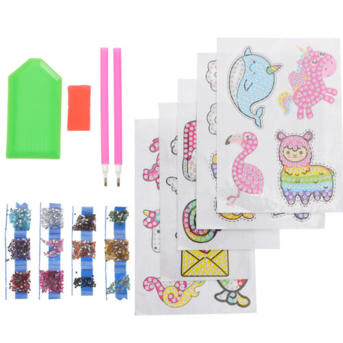 DIY Diamond Kids Sticker Arts Crafts Kits Cake Stickers Laptop Decal Bumper - Picture 1 of 12