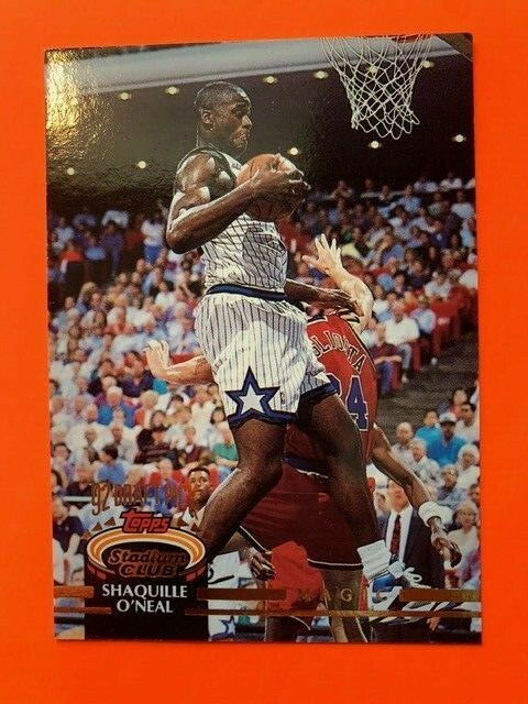 1992-93 TOPPS STADIUM CLUB SHAQUILLE O'NEAL ROOKIE CARD #247 | eBay