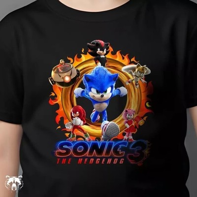Sonic 3 The Hedgehog Movie Unisex Shirt, full size