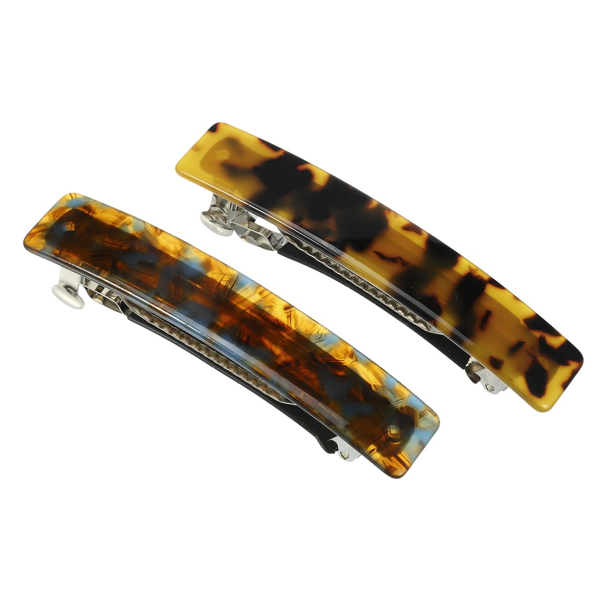 2 Pcs Hair Barrettes Tortoise Shell Hair Barrettes French 