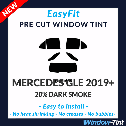 EasyFit Static Pre Cut Window Tint For Mercedes GLE 2019 20% Dark Rear - Picture 1 of 3