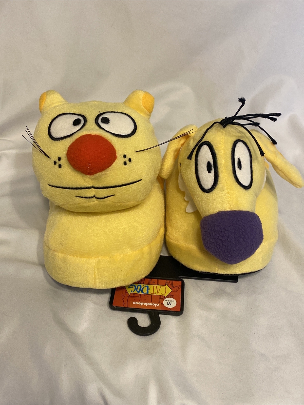 PANTOFOLA D’ORO Pantofole peluche medie per cani gatti Nickelodeon Rewind taglia 7 8 adulto