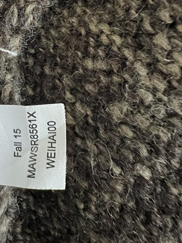 Maglione Tricots San Raffaello Uomo XLT 1/4 Zip Pullover Maglia Grigio Manica Lunga - Foto 10 di 10