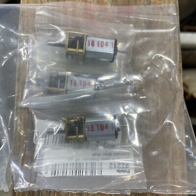 (3) 30:1 Micro Metal Gearmotor HP 6V with Extended Motor Shaft Pololu 2212