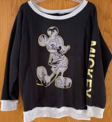 Mickey Mouse Sweatshirt Disney Disneyland Park Classic Crew