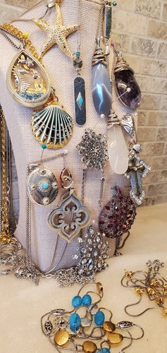 Brighton Necklaces YOUR CHOICE Convertible Crystal Heart Silver Snowflake Shell - Picture 2 of 145