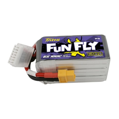 4X Tattu 1300mAh 100C 22.2V 6S Lipo Battery XT60 Plug For RC FPV Heli Airplane - Picture 3 of 6