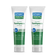 SmartMouth Premium Zinc Ion Toothpaste, Cavity & Plaque Help, 6 oz, 2 Pack