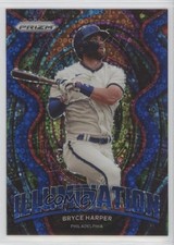 2022 Panini Prizm Illumination Blue Donut Circle 81/199 Bryce Harper #IL-15 17tq