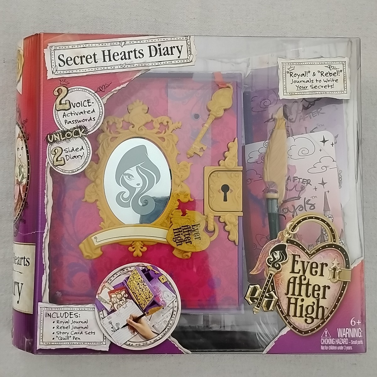 Ever After High 2013 Secret Hearts Diary RARE Mattel BCF51 NIB NEW in box