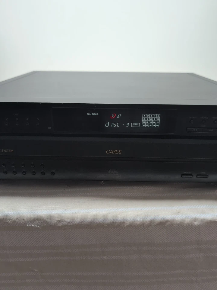 Sony CDP-CA8ES 5-Disc Changer CD Player Optical Out (WORKS) - Image 4 of 4