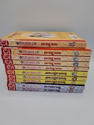 Selena Lin Manga - Burning Moon 1-5 - White night melody 1-3 - Flower king 1-2