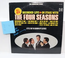 Four Seasons “Recorded Live On Stage” Vinyl Album(111336)