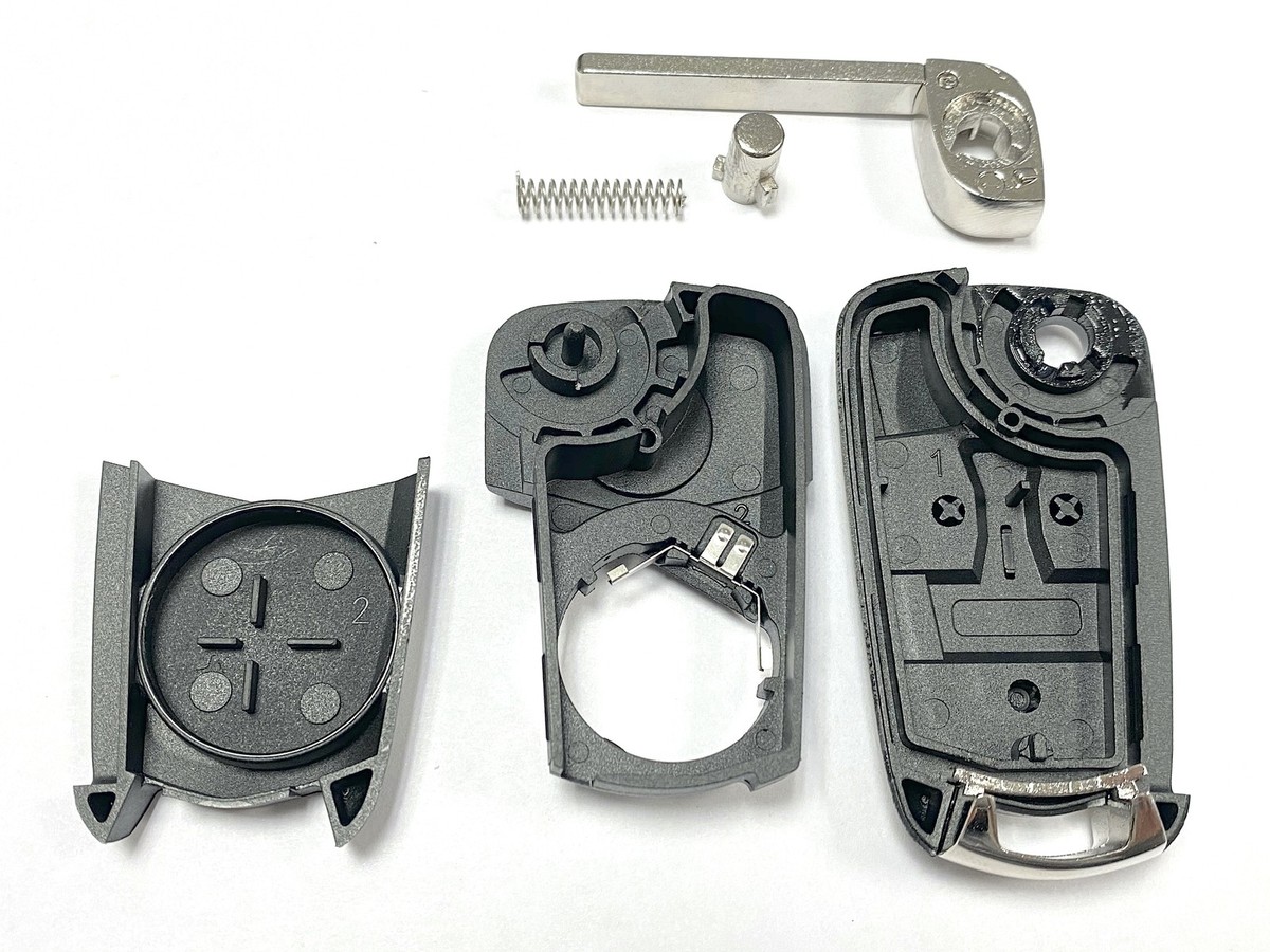 Flip pieghevole remoto 2 pulsanti auto portachiavi Shell caso per Vauxhall Opel Astra Insignia