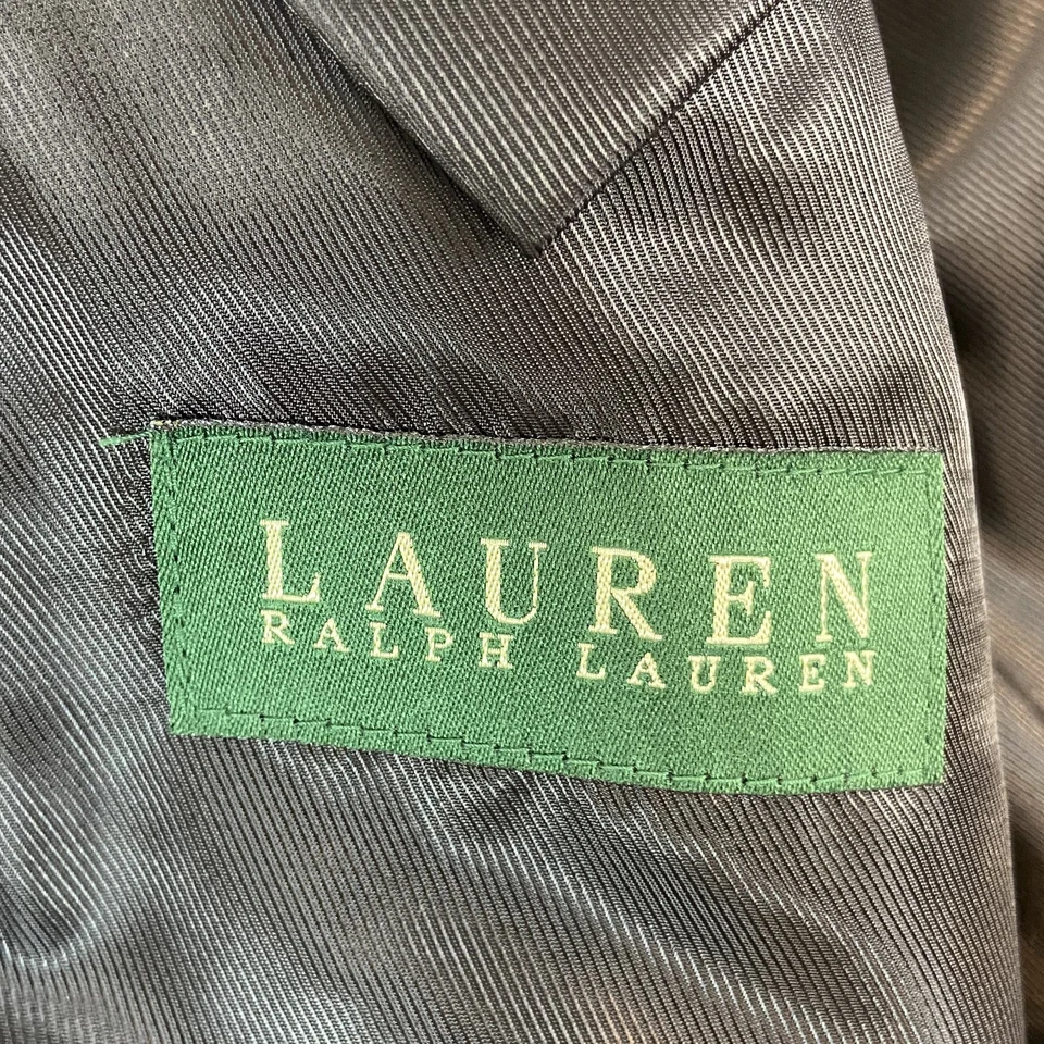 Abrigo de lana Lauren Ralph Lauren Jake para hombre 38S negro tranquilo lujo dinero antiguo Foto 4 de 4