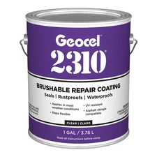 GEOCEL  Tripolymer  Repair Coating,Clear 892KV8