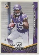 2019 Panini Playoff Rookies 1st Down 22/99 Alexander Mattison #233 0ek
