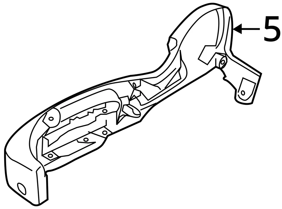 Ford Taurus Police Interceptor 2013-2019 sedán Shield Asy DG1Z5462186BA NUEVO OEM Foto 3 de 3