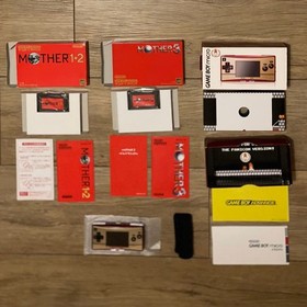 Nintendo Game Boy Micro Console Mother 1+2 3 Super Mario Bros 20th Famicom color
