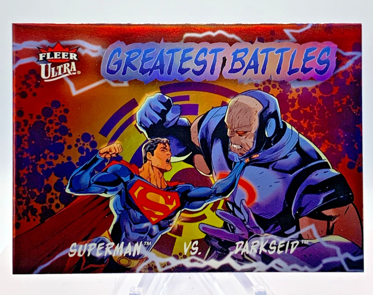 2026 Fleer Ultra Superman Greatest Battles #GB-9 Superman vs. Darkseid