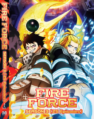 ANIME FIRE FORCE SEASON 3 VOL.1-25 END DVD ENGLISH DUBBED^REGION ALL