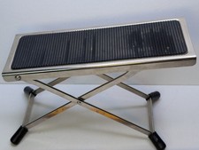 Folding Guitar Footstool Metal Foot Rest Black Rubber Pad Classical Acoustic