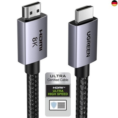 UGREEN HDMI 2.1 Kabel 10K 8K 60Hz 4K 240Hz 165Hz 144Hz 120Hz 48Gbit/s High