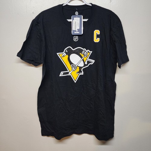 Pittsburgh Penguins Sidney Crosby Captain #87 T-Shirt Large Fanatics NWT