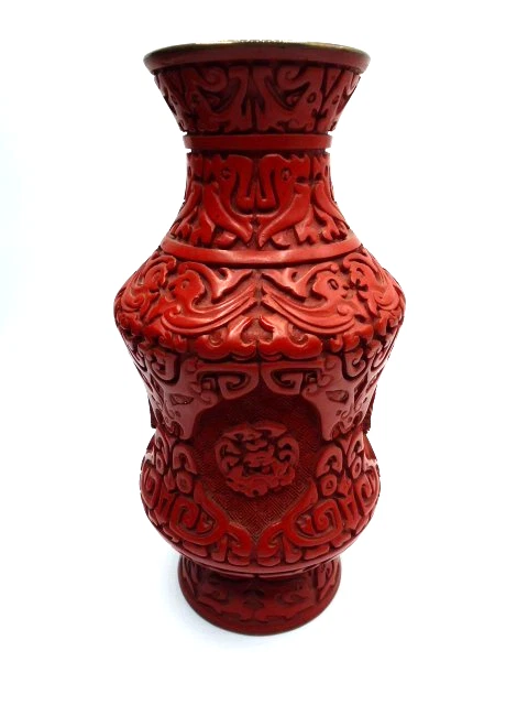 中国雕漆花瓶| eBay