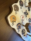 VINTAGE NFL Chicago Bears Wood Hat Coat Rack Wall Hanging Football Mancave 1990s — photo 5