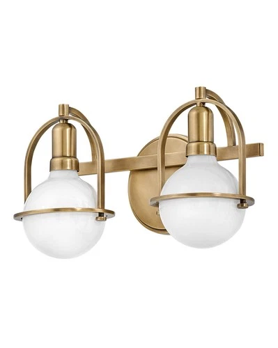 Hinkley Lighting 53772 Somerset 2 Light 16"W Bathroom Vanity - Brass - Picture 4 of 9