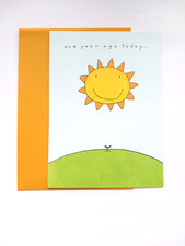 Happy 1st Birthday Card - One Year Ago Today the World Became a Brighter Place