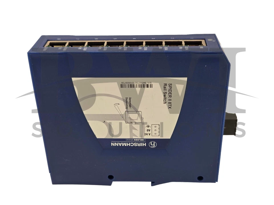 NUEVO conmutador de riel Belden Hirschmann Spider II 8TX 8 puertos conmutador de red SPIDERII8TX Foto 3 de 4