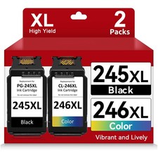 PG-245XL CL-246XL Ink Cartridge for Canon PIXMA MG2522 2520 TS3122 TR4520 TR4522
