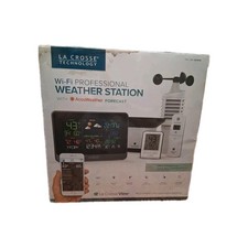 LA CROSSE TECHNOLOGY C83100 COMPLETE PERSONAL Wi-Fi WEATHER STATION   READ  