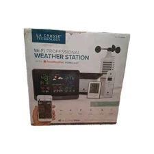 LA CROSSE TECHNOLOGY C83100 COMPLETE PERSONAL Wi-Fi WEATHER STATION *** READ ***