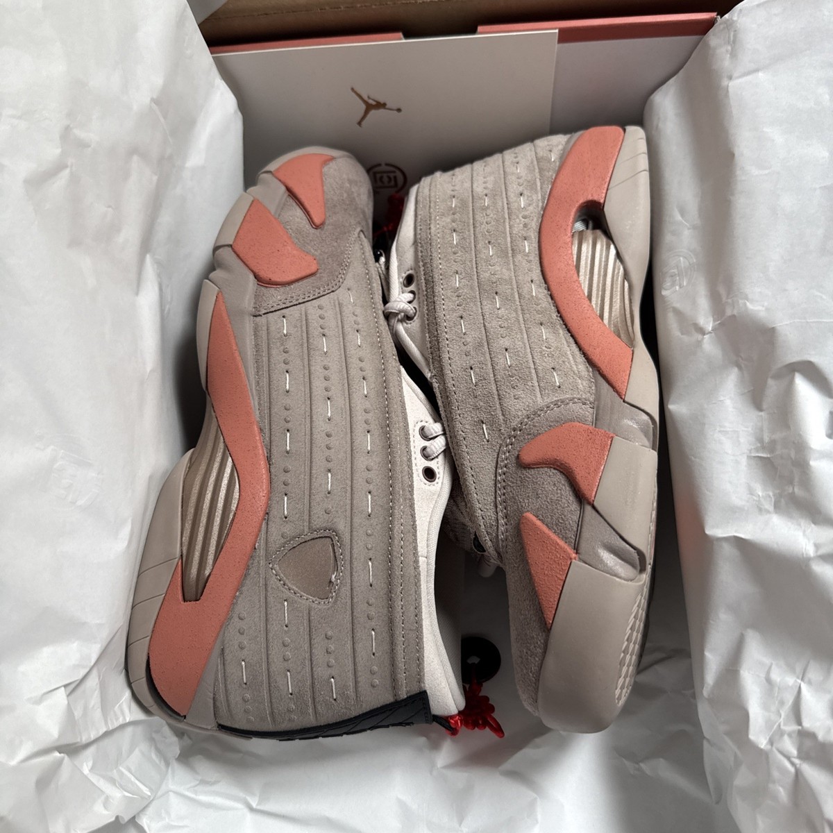 air jordan xiv low x clot terracotta