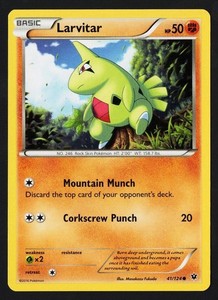 Larvitar 41/124 XY Fates Collide 2016 - Pokémon TCG