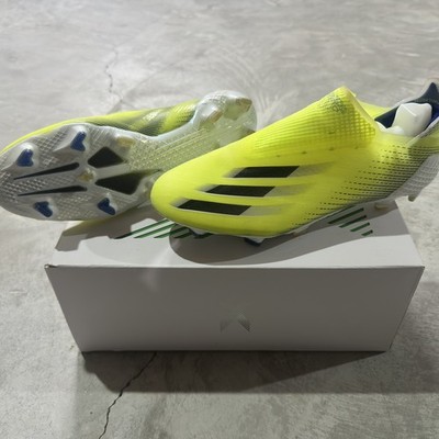 adidas x Ghosted+ Firm Ground  Solar Yellow  FW6911 Soccer Cleat Black Men s 10