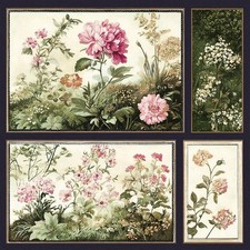Livebor Floral Wallpaper Peel and Stick Vintage Floral Contact Paper 17.7inx118.
