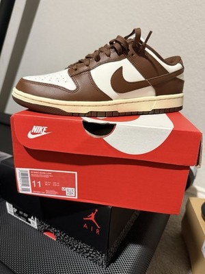 Nike Dunk Low Cacao Wow Brown White Leather DD1503-124 2023
