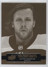 2021-22 Upper Deck Series 1 UD Portraits David Pastrnak #P-18 03mh