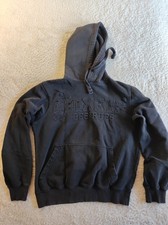 Felpa Boxeur Des Rues donna Blu Cappuccio Logo Ricamato Rilievo, taglia M