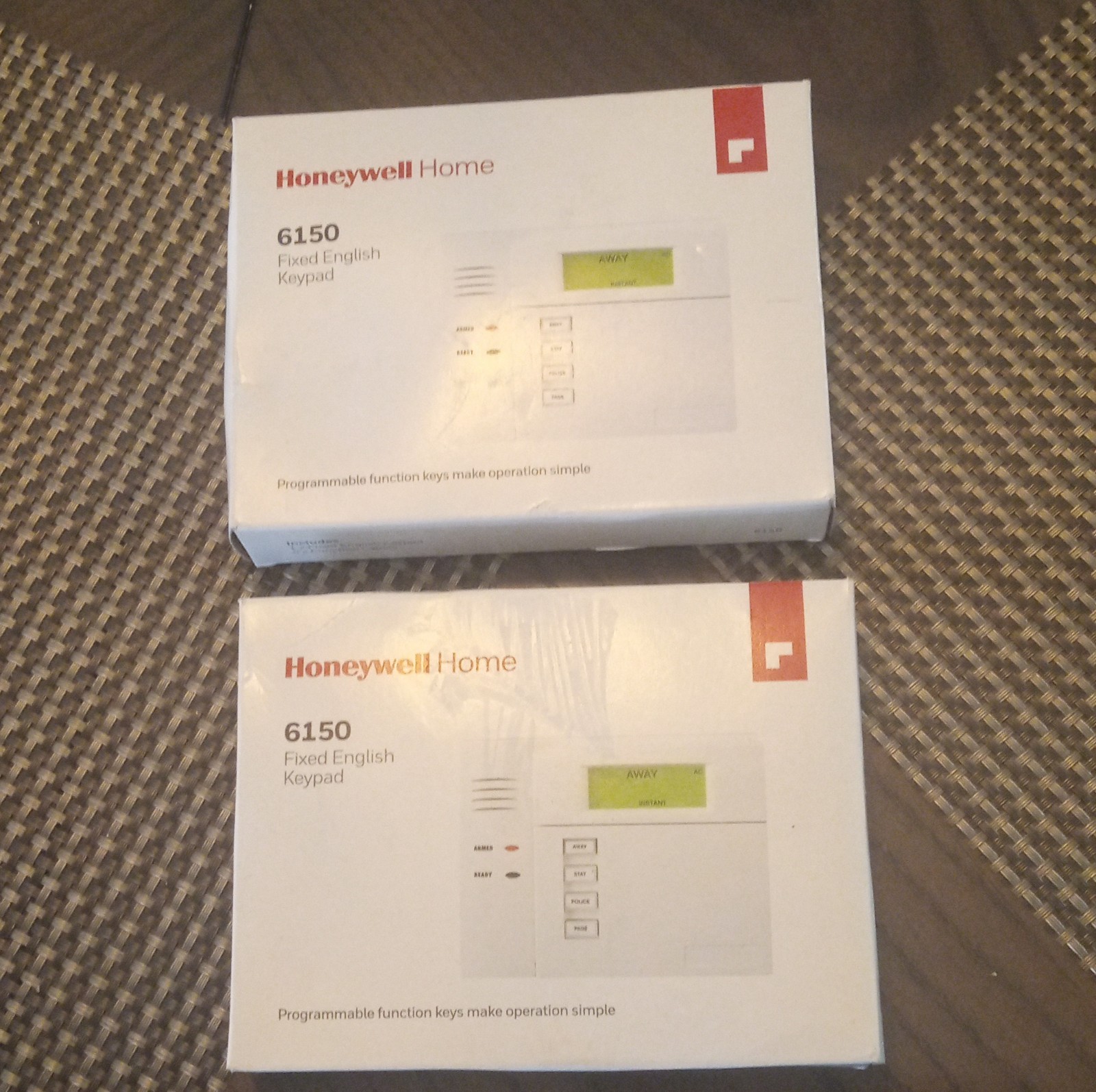 Honeywell Home 6150 Keypad White Programmable Function Keys 