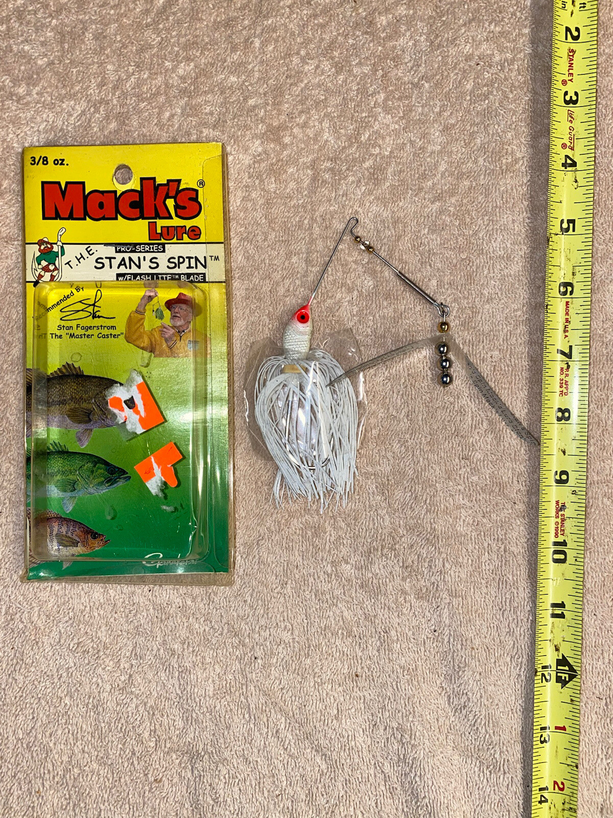 SUPER TUFF FIND!!Macks SPINNERBAIT!UNKNOWN 🎣 FUN OR COLLECT VINTAGE LURE!! - Image 3
