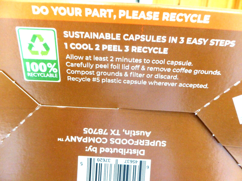 Amazing COFFEE 24 PODSCocoa flavor French roast Weight LossBrain