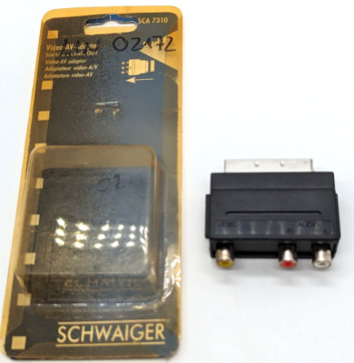 Schwaiger SCA 7310 Video AV Adapter NEW Original Packaging